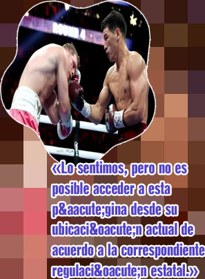Apuestas boxeo en directo